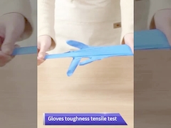 Μπλε Μ Λ XL μίας χρήσης γάντια νιτριλίων 100 αποστειρωμένα γάντια χεριών κιβωτίων PC